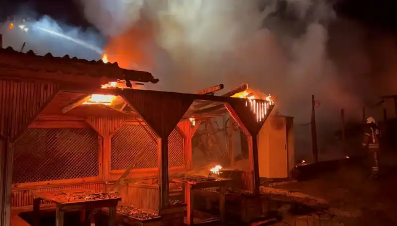 Şile’de Bir Gece, Altı Gözleme Restoranı Küller İçinde Kaldı!