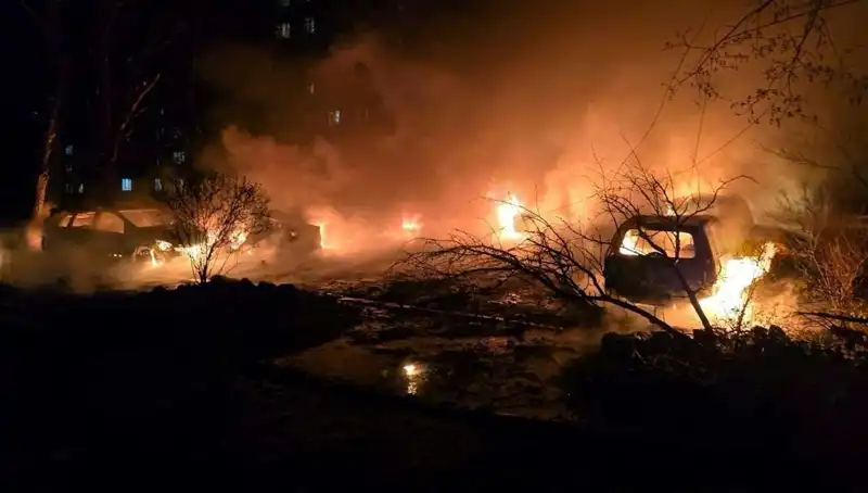 Rusya'nın İHA Saldırıları: 3 Ukrayna Kentinde 22 Yaralı Var