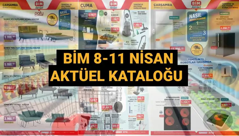 BİM 8-11 Nisan 2025 Aktüel Kataloğu: Yenilikler ve İndirimli Fırsatlar Şimdi Burada!