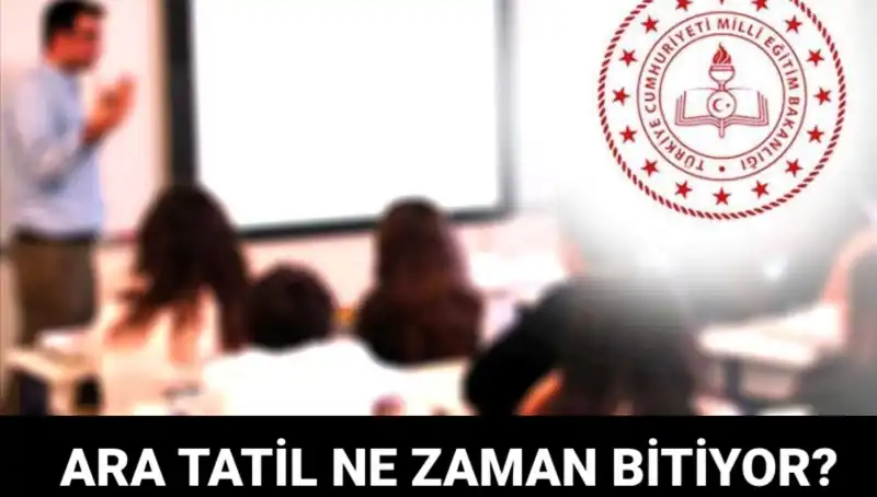 Türkiye'de Ara Tatil Ne Zaman Sona Erecek? MEB Takvimi Açıkladı