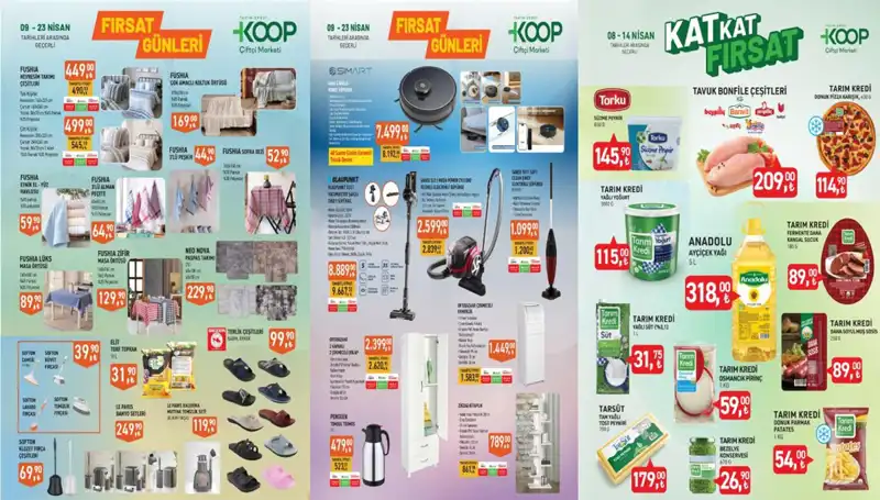 Tarım Kredi KOOP Marketlerinde 12-23 Nisan İndirimleriyle Alışverişin Keyfini Yaşayın!