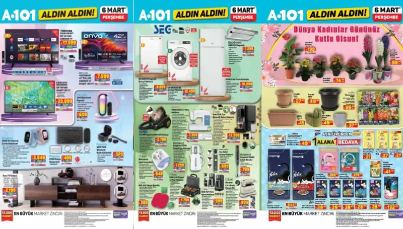 A101 Aktüel Ürünler Kataloğu 6 Mart: Hayalinizdeki Ürünler Burada!