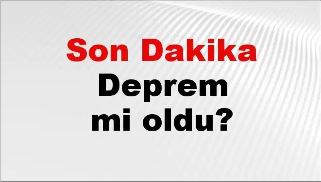 Muğla'da Son Dakika Deprem: Olayın Ayrıntıları ve Etkileri Nelerdir?